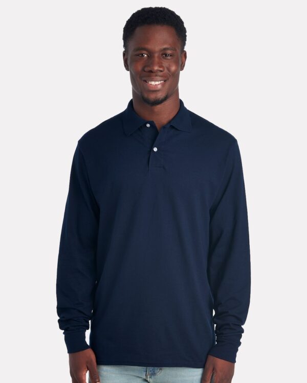 JERZEES Men’s Dri-Power® Long Sleeve Polo