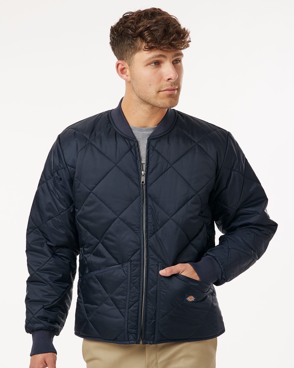 Dickies 6124 Men’s Diamond Quilted Jacket Dickies 6124 Men’s Diamond Quilted Jacket