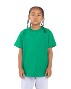 Shaka Wear SHSSY Youth Active Tee – Kelly Green (on model)