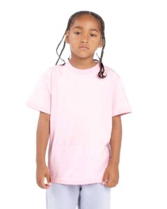Shaka Wear SHSSY Youth Active Tee – Pink (on model)