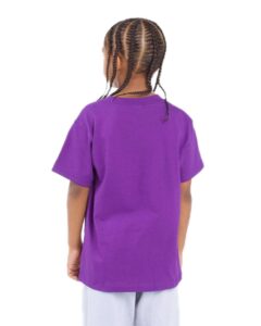Shaka Wear SHSSY Youth Active Tee – Purple (on model back)