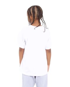 Shaka Wear SHSSY Youth Active Tee – White (on model back)