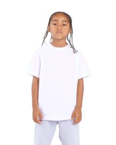 Shaka Wear SHSSY Youth Active Tee – White (on model)