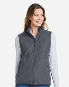 Marmot M15779 Women’s M2 Rocklin Vest – Steel Onyx (on model)