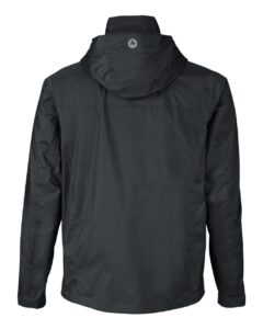 Marmot M15881 Men’s PreCip® Eco Packable Rain Jacket – Black (back)