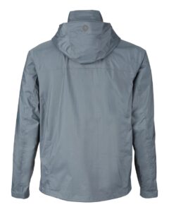 Marmot M15881 Men’s PreCip® Eco Packable Rain Jacket – Steel Onyx (back)