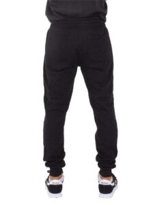 Shaka Wear SHFJP Unisex Joggers – Black (on model back)