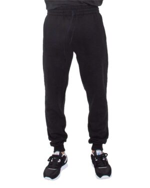 Shaka Wear SHFJP Unisex Joggers – Black (on model)