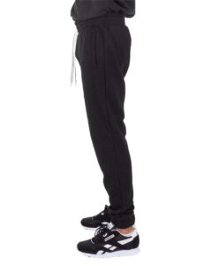 Shaka Wear SHFJP Unisex Joggers – Black (on model side)