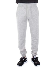 Shaka Wear SHFJP Unisex Joggers – Heather Grey (on model)
