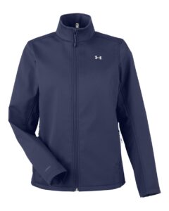Under Armour 1371594 Women’s ColdGear® Infrared Shield 2.0 Jacket – Midnight Navy/ White