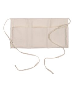 Big Accessories APR50 Waist Apron with Pockets – Natural