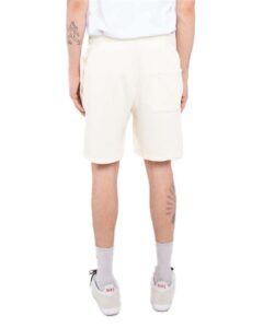 Shaka Wear SHGFS Unisex Garment-Dyed Shorts – Cream (on model back)