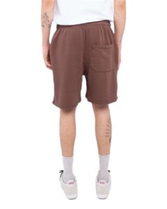 Shaka Wear SHGFS Unisex Garment-Dyed Shorts – Mocha (on model back)