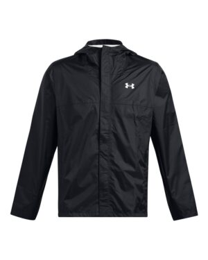 Under Armour 1374644 Men’s Stormproof Cloudstrike 2.0 Jacket – Black/ White