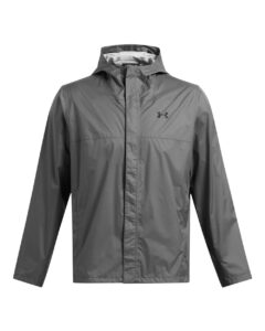 Under Armour 1374644 Men’s Stormproof Cloudstrike 2.0 Jacket – Castlerock/ Black