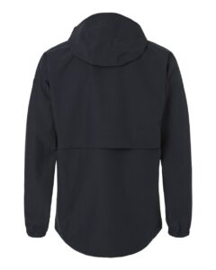HUK H400148 Men’s Rover Rain Jacket – Black (back)