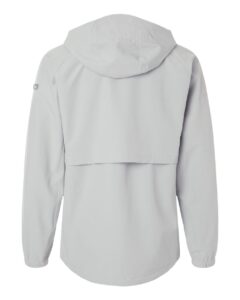 HUK H400148 Men’s Rover Rain Jacket – Harbor Mist (back)