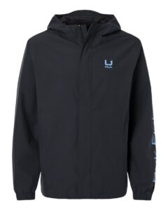HUK H400159 Men’s Storm Rain Jacket – Black