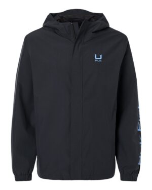 HUK H400159 Men’s Storm Rain Jacket – Black