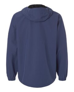HUK H400159 Men’s Storm Rain Jacket – Naval Academy (back)