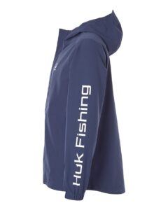 HUK H400159 Men’s Storm Rain Jacket – Naval Academy (side)