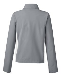Under Armour 1389661 Women’s Rival Stretch Jacket – Mod Grey/ White (back)