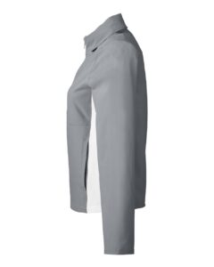 Under Armour 1389661 Women’s Rival Stretch Jacket – Mod Grey/ White (side)