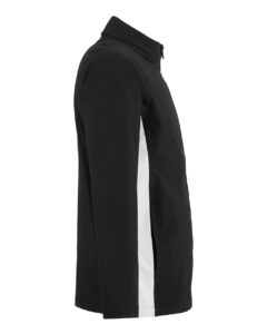 Under Armour 1390159 Men’s Rival Stretch Jacket – Black/ White (side)