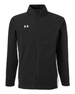 Under Armour 1390159 Men’s Rival Stretch Jacket – Black/ White