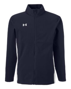 Under Armour 1390159 Men’s Rival Stretch Jacket – Midnight Navy/ White