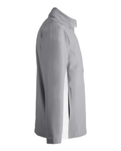 Under Armour 1390159 Men’s Rival Stretch Jacket – Mod Grey/ White (side)