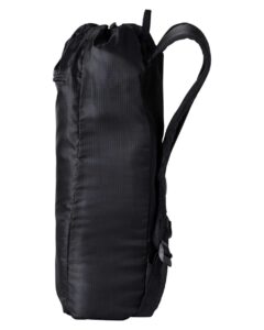 BAGedge BE278 Getaway Cinchback Travel Backpack – Black (side)