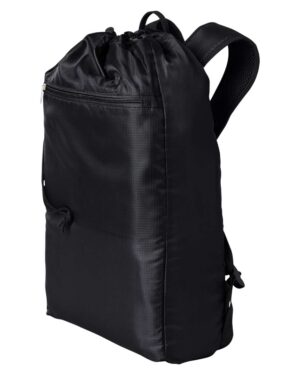 BAGedge BE278 Getaway Cinchback Travel Backpack – Black