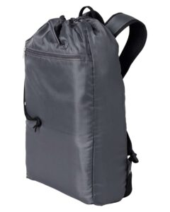 BAGedge BE278 Getaway Cinchback Travel Backpack – Grey