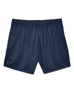 Team 365 TT11SHW Women’s Zone Performance Shorts – Sport Dark Navy (back)