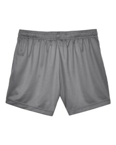 Team 365 TT11SHW Women’s Zone Performance Shorts – Sport Graphite (back)