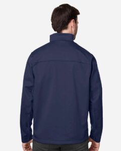 Under Armour 1371586 Men’s ColdGear® Infrared Shield 2.0 Jacket – Midnight Navy/ Midnight Navy (on model back)