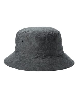 Big Accessories BA676 Crusher Bucket Hat – Black Denim