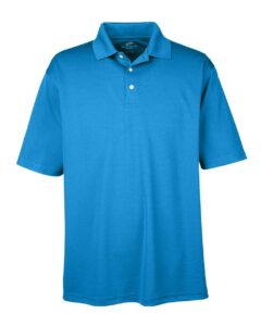UltraClub 8445 Men’s Cool & Dry Stain-Release Performance Polo – Pacific Blue