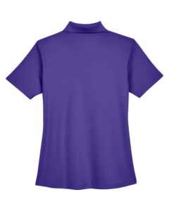 UltraClub 8445L Women’s Cool & Dry Stain-Release Performance Polo – Purple (back)
