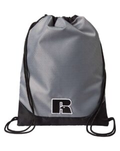 Russell Athletic UB84UCS Lay-Up Carrysack Drawstring Bag – Grey