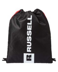 Russell Athletic UB84UCS Lay-Up Carrysack Drawstring Bag – Red (back)