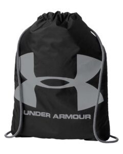 Under Armour 1240539 Ozsee Sackpack Drawstring Bag – Black/ Steel (side)