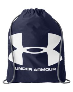 Under Armour 1240539 Ozsee Sackpack Drawstring Bag – Midnight Navy/ White