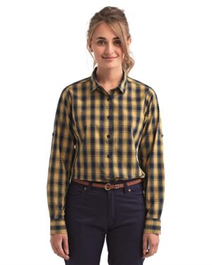 Artisan Collection by Reprime RP350 Women’s Mulligan Check Cotton Dress Shirt