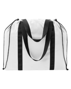 BAGedge BE271 Durable Cinch Tote – White