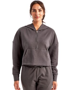 TriDri TD077 Women’s Alice Half-Zip Hooded Sweatshirt