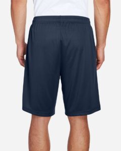 Team 365 TT11SH Men’s Zone Performance Shorts – Sport Dark Navy (on model back)