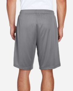 Team 365 TT11SH Men’s Zone Performance Shorts – Sport Graphite (on model back)